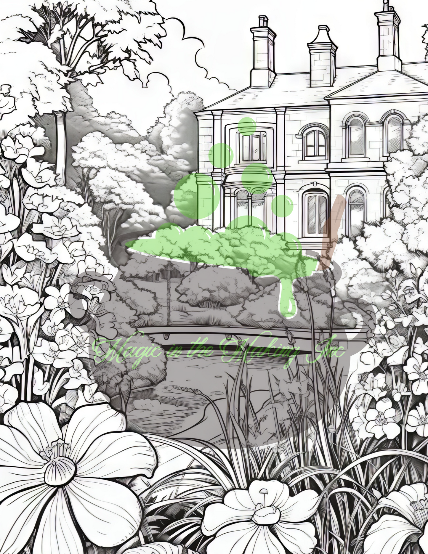 The Mindfulness Garden Coloring Book - Digital Edition