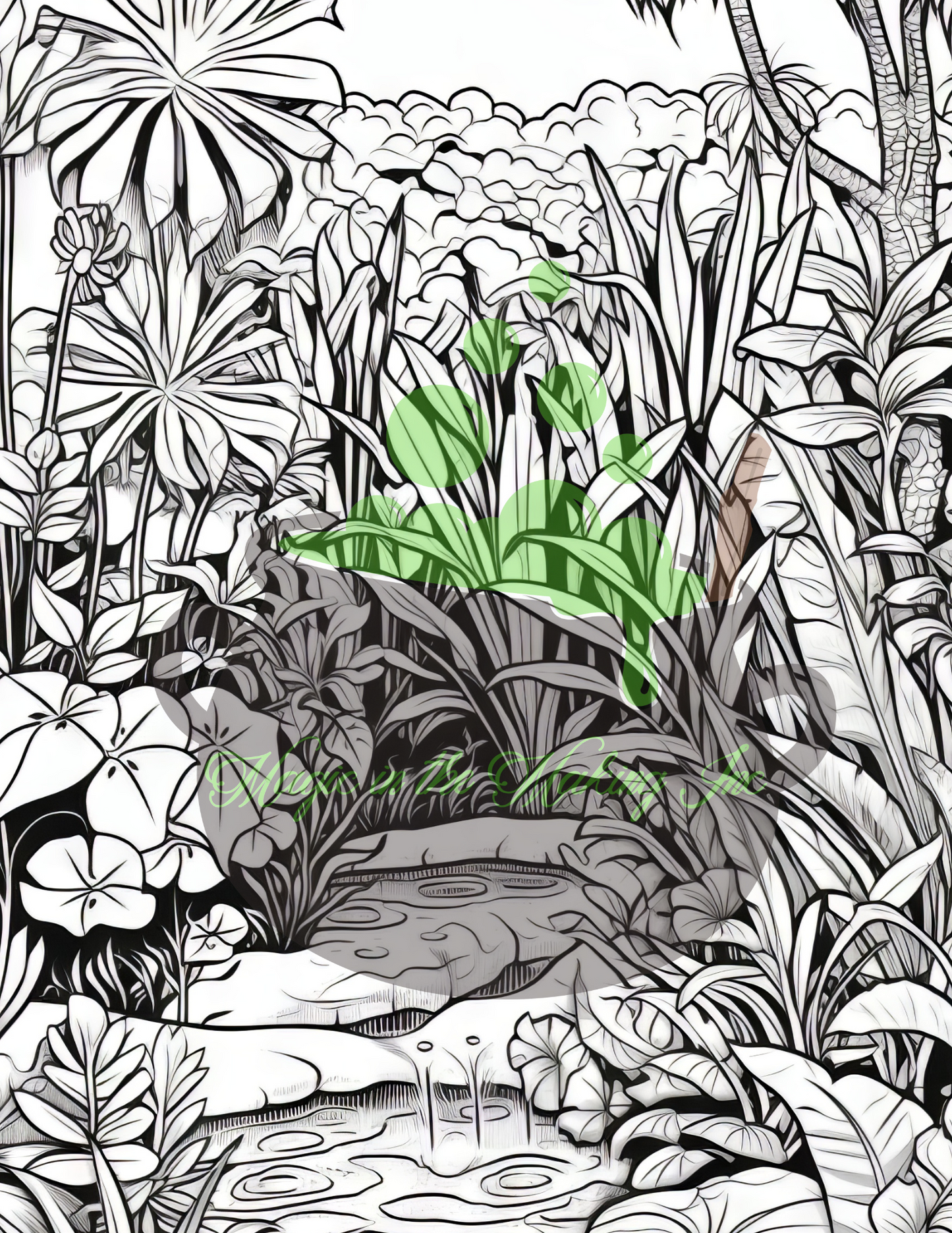 The Mindfulness Garden Coloring Book - Digital Edition