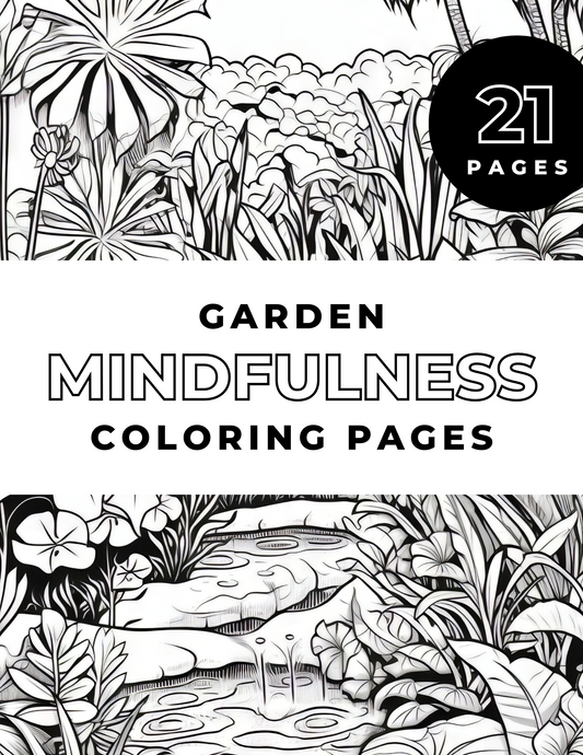 The Mindfulness Garden Coloring Book - Digital Edition