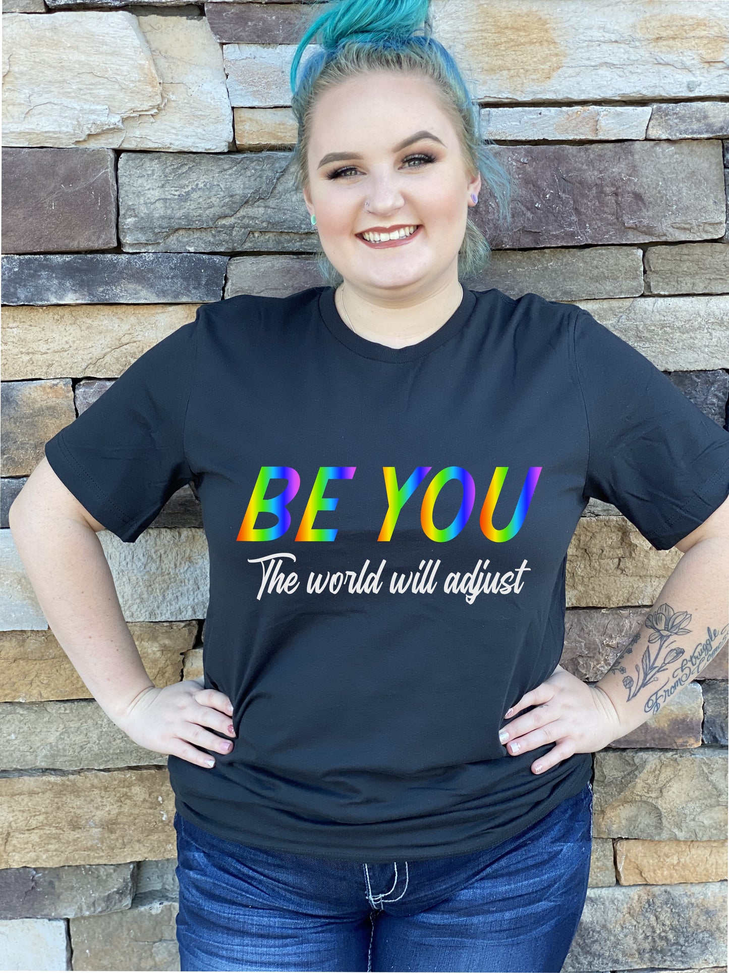 Fantastic, custom "Be You" Pride T-shirt