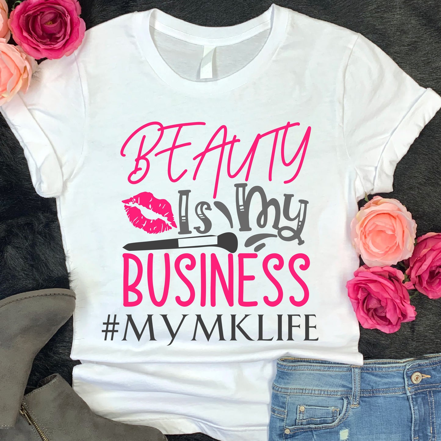 Fantastic, custom "Beauty is my Business" T-shirt