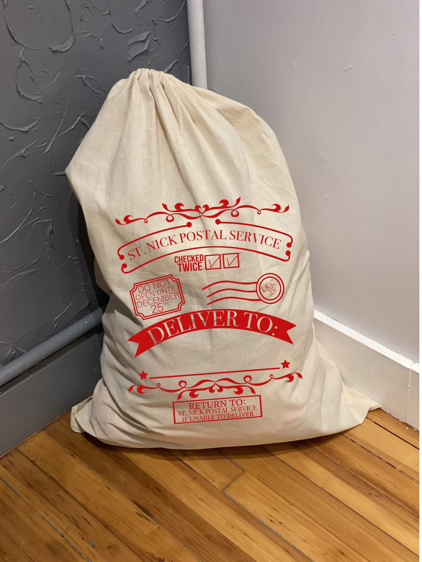 Drawstring Santa Sack