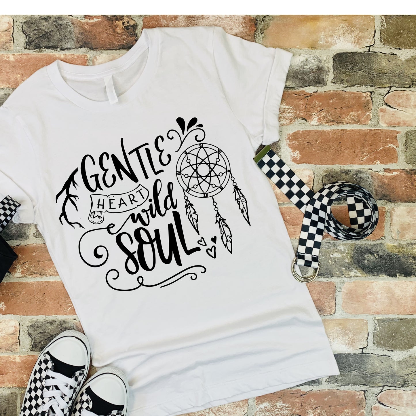 "Gentle Heart Wild Soul " Tee