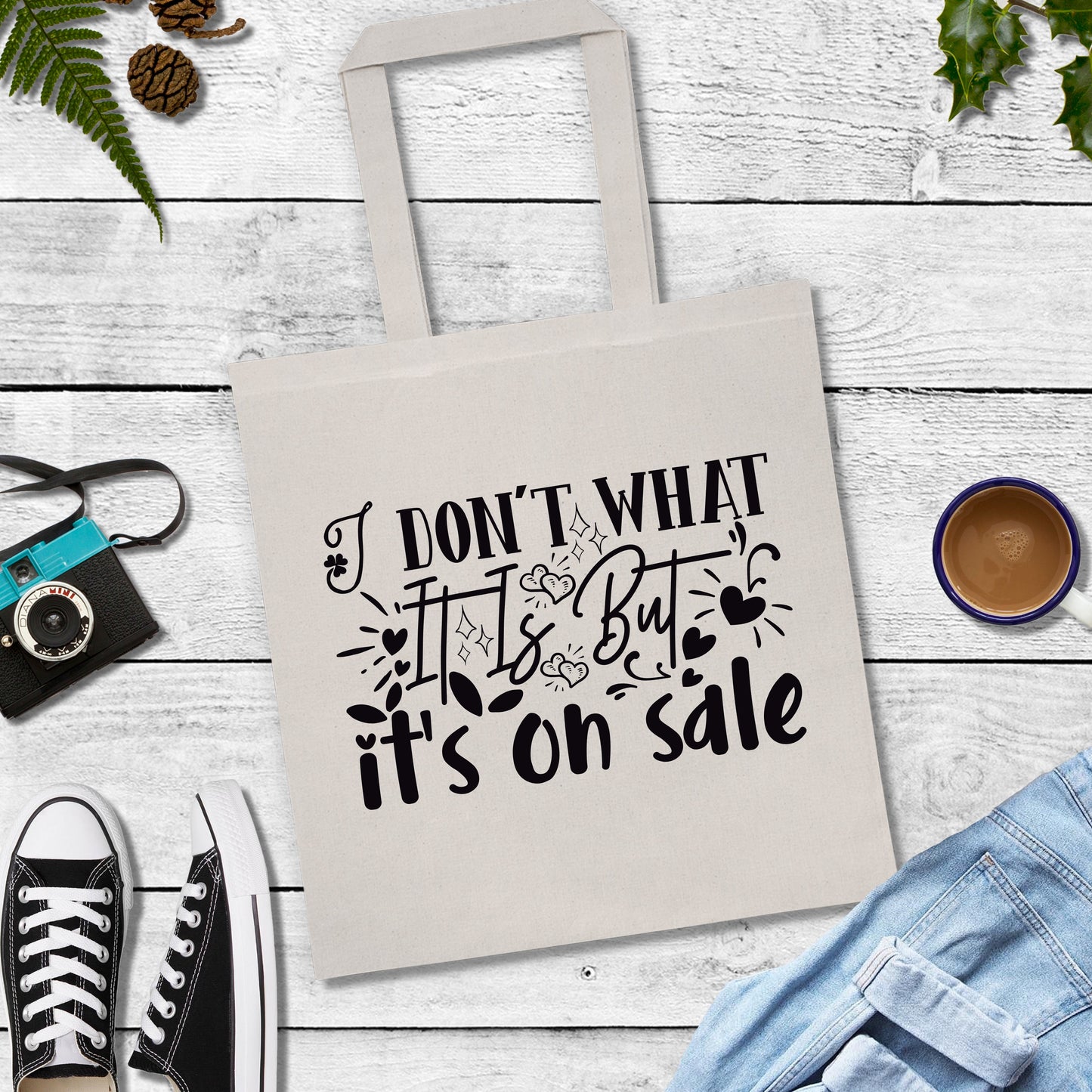 "It's on Sale" Canvas Tote Bag
