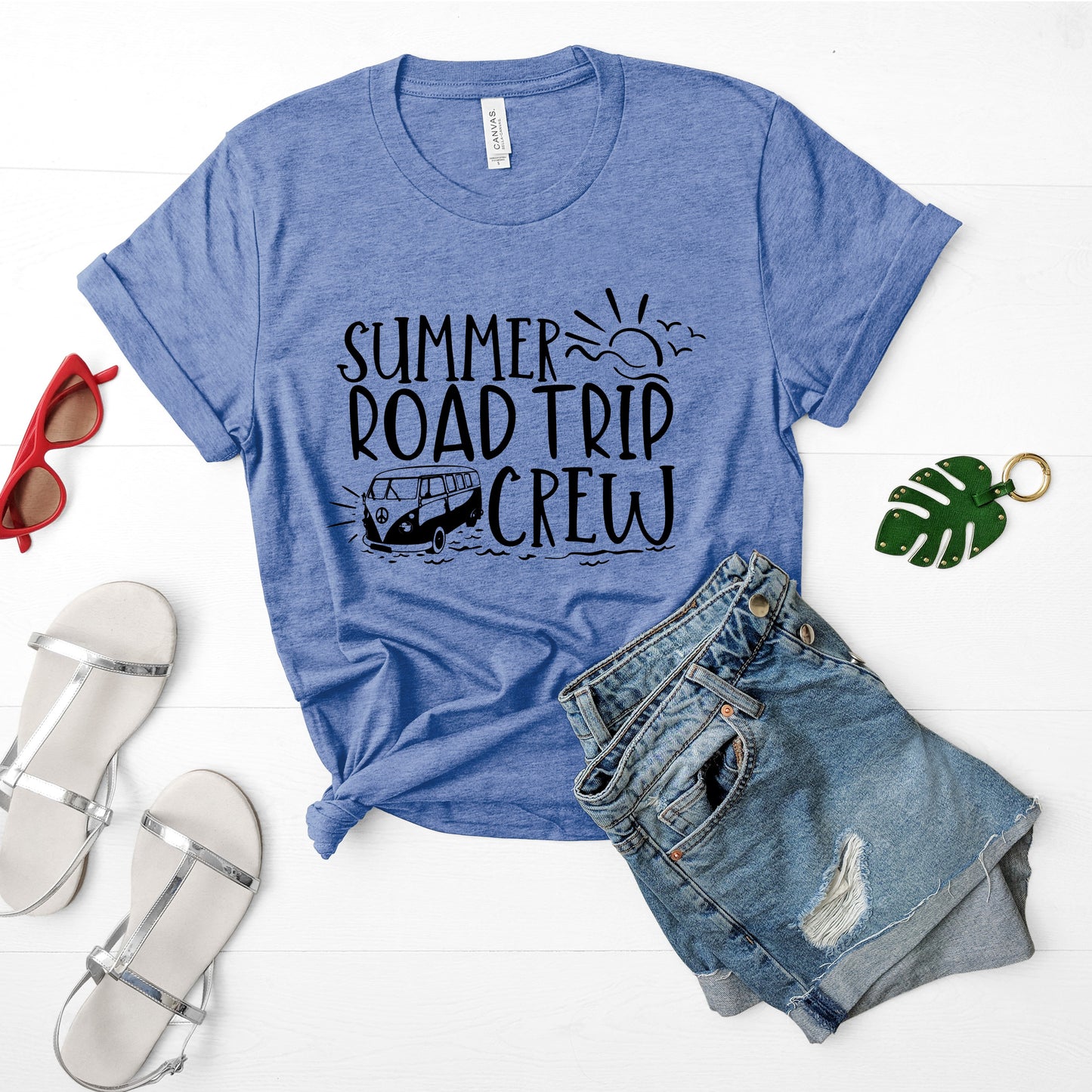 "Summer Road Trip Crew" Tee