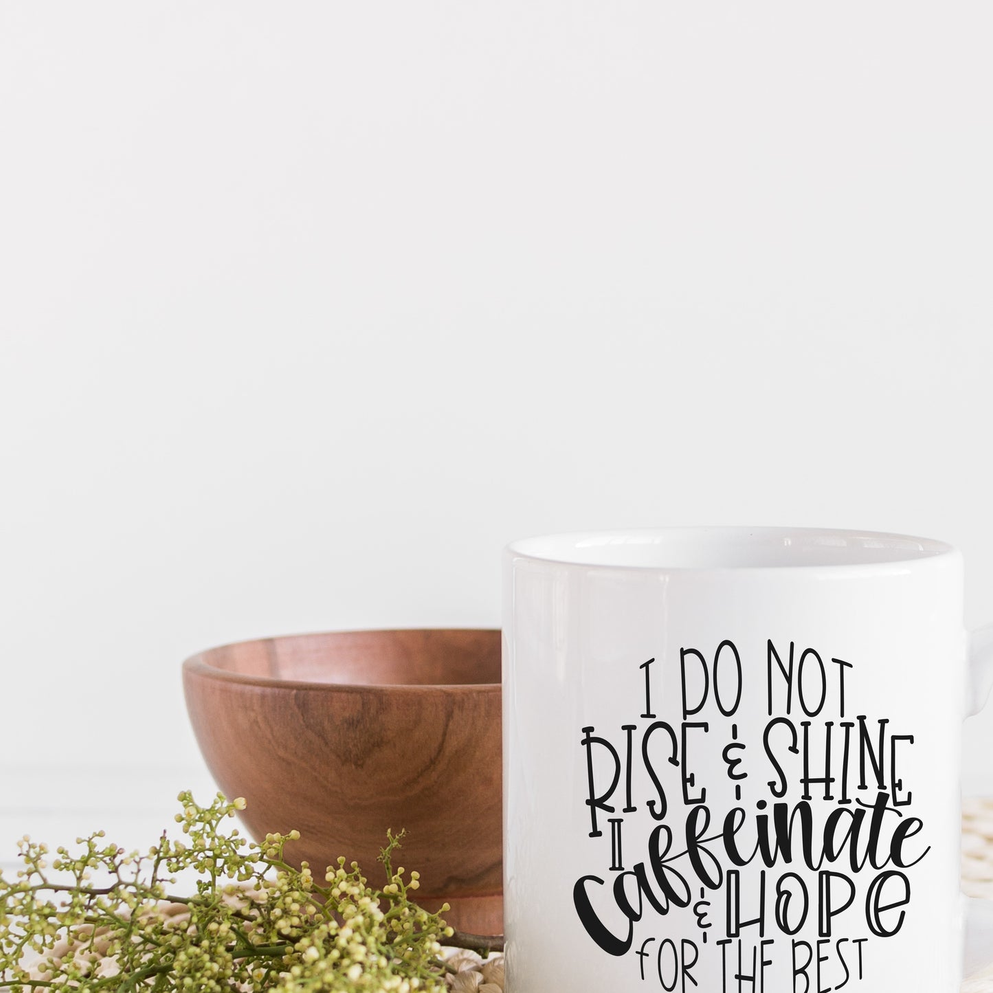 Cute "Caffeinate" mug