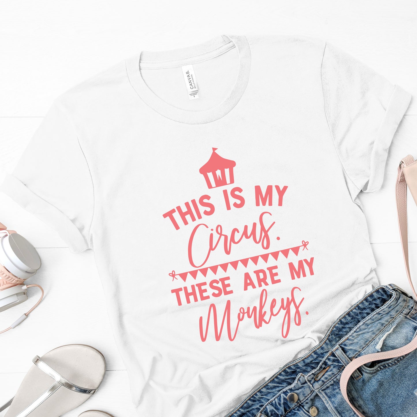 Fun, custom "This is my circus" T-shirts