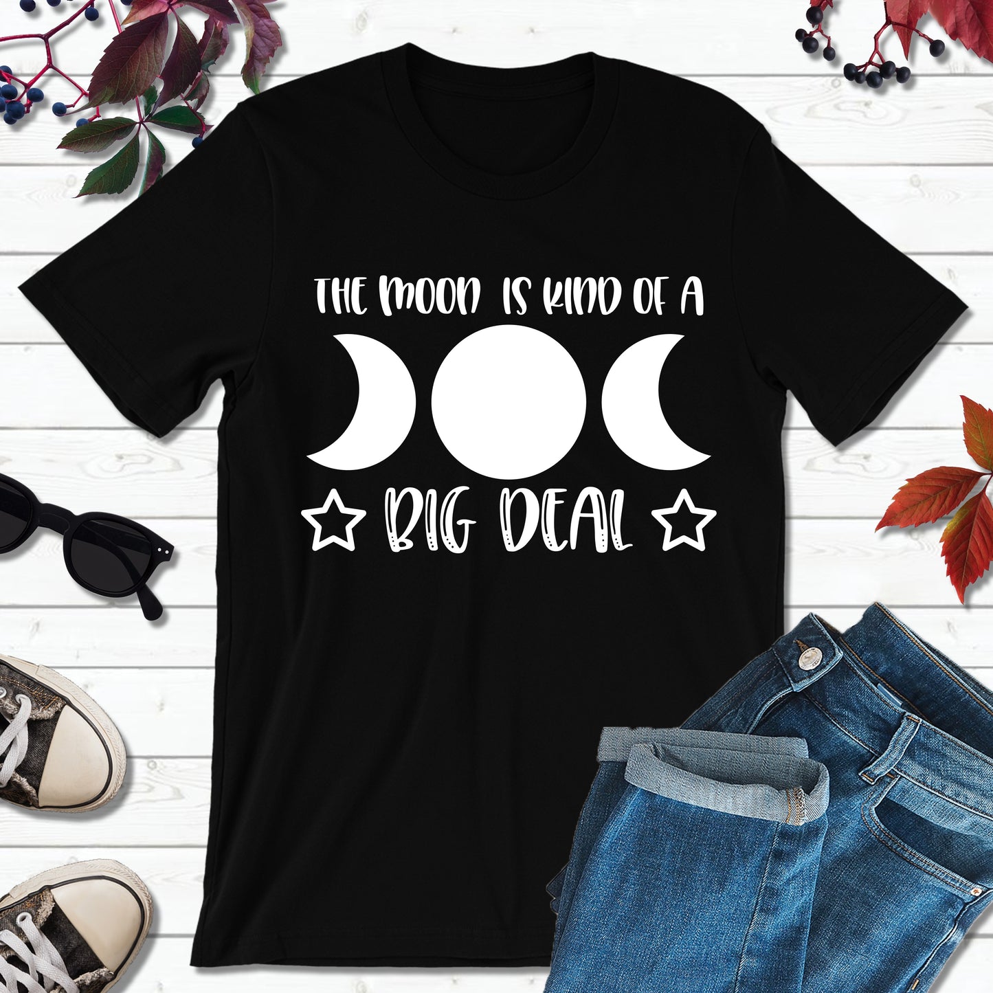 Fantastic, custom "The Moon is a big deal" T-shirt