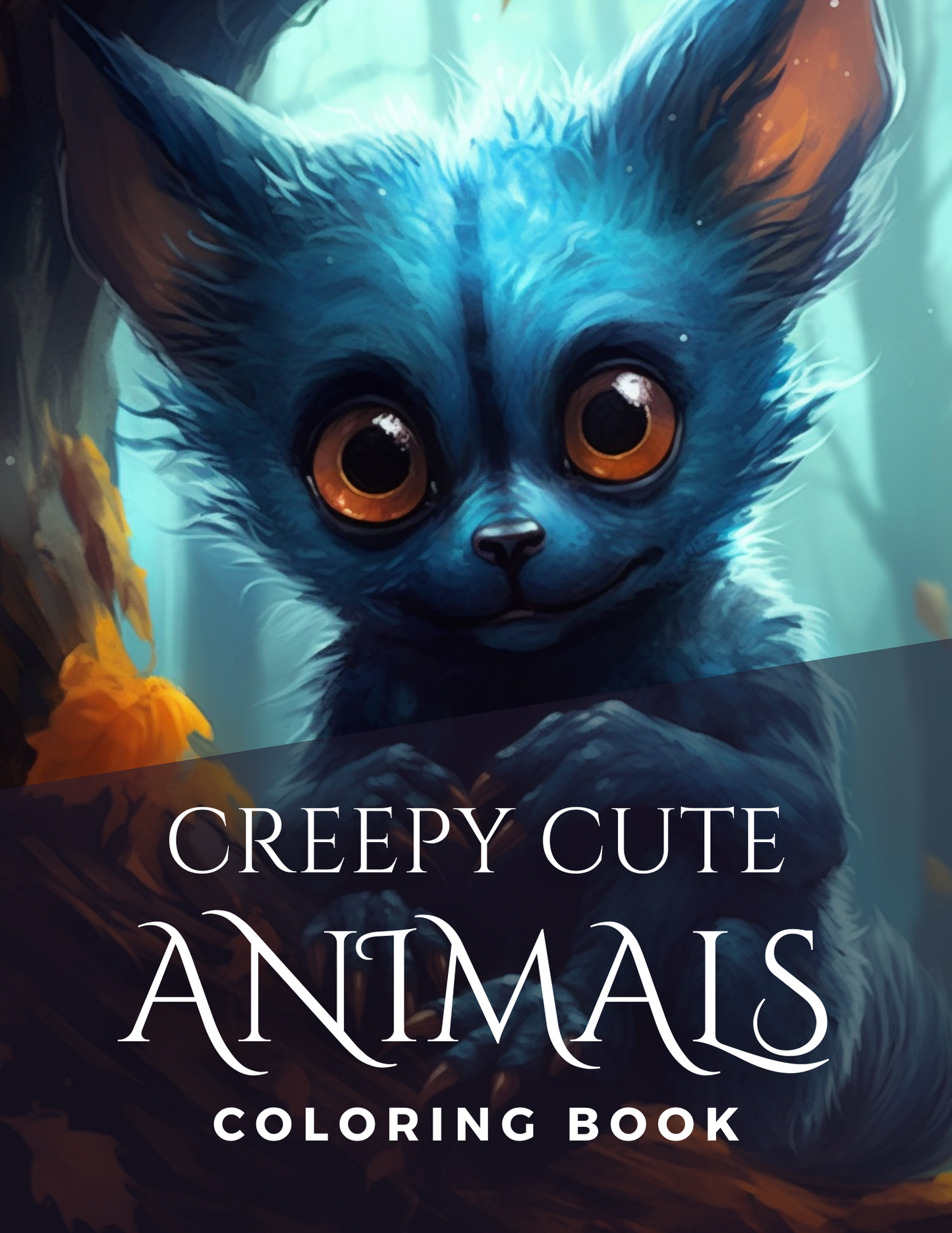 The Creepy Cute Animals Digital Coloring Book