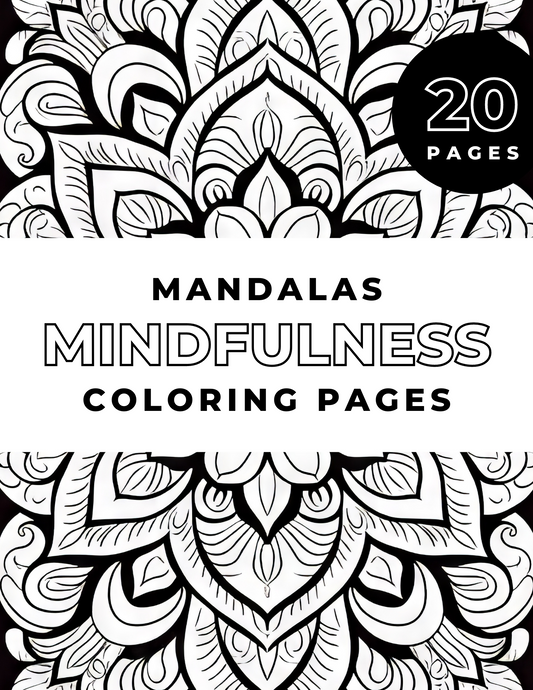 The Mindfulness Mandalas Digital Coloring Book