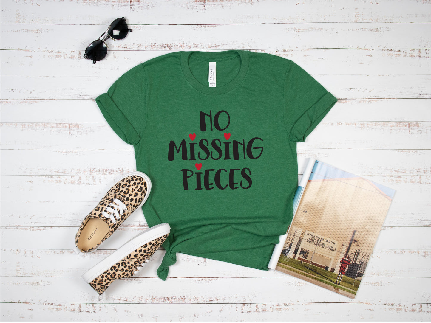 Fantastic, custom "No Missing Pieces" Autism Awareness T-shirt