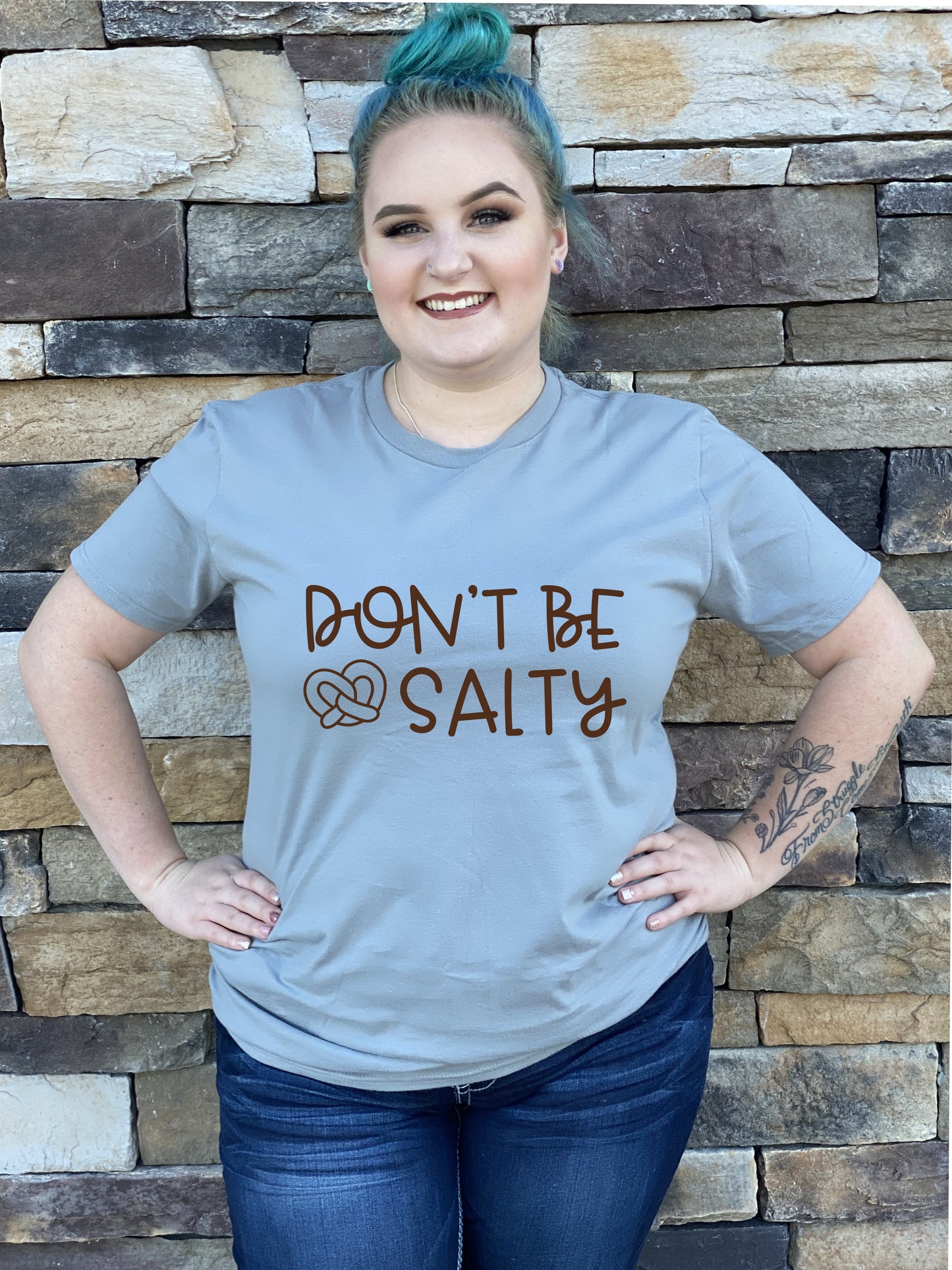 Fun, custom "Don't be Salty" T-shirt