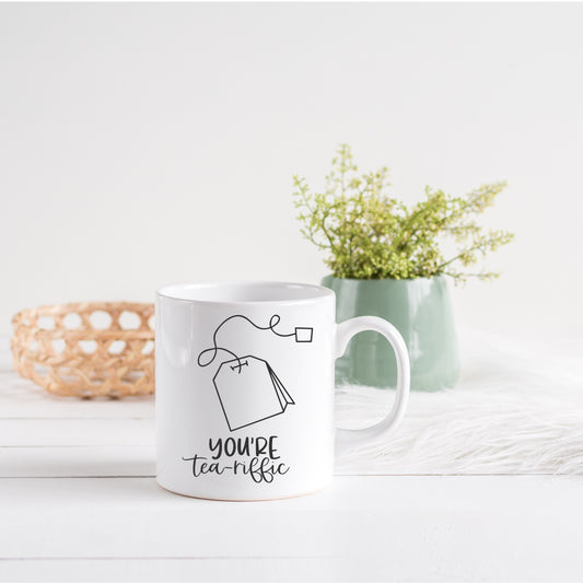 Cute "Tea-riffic" mugs