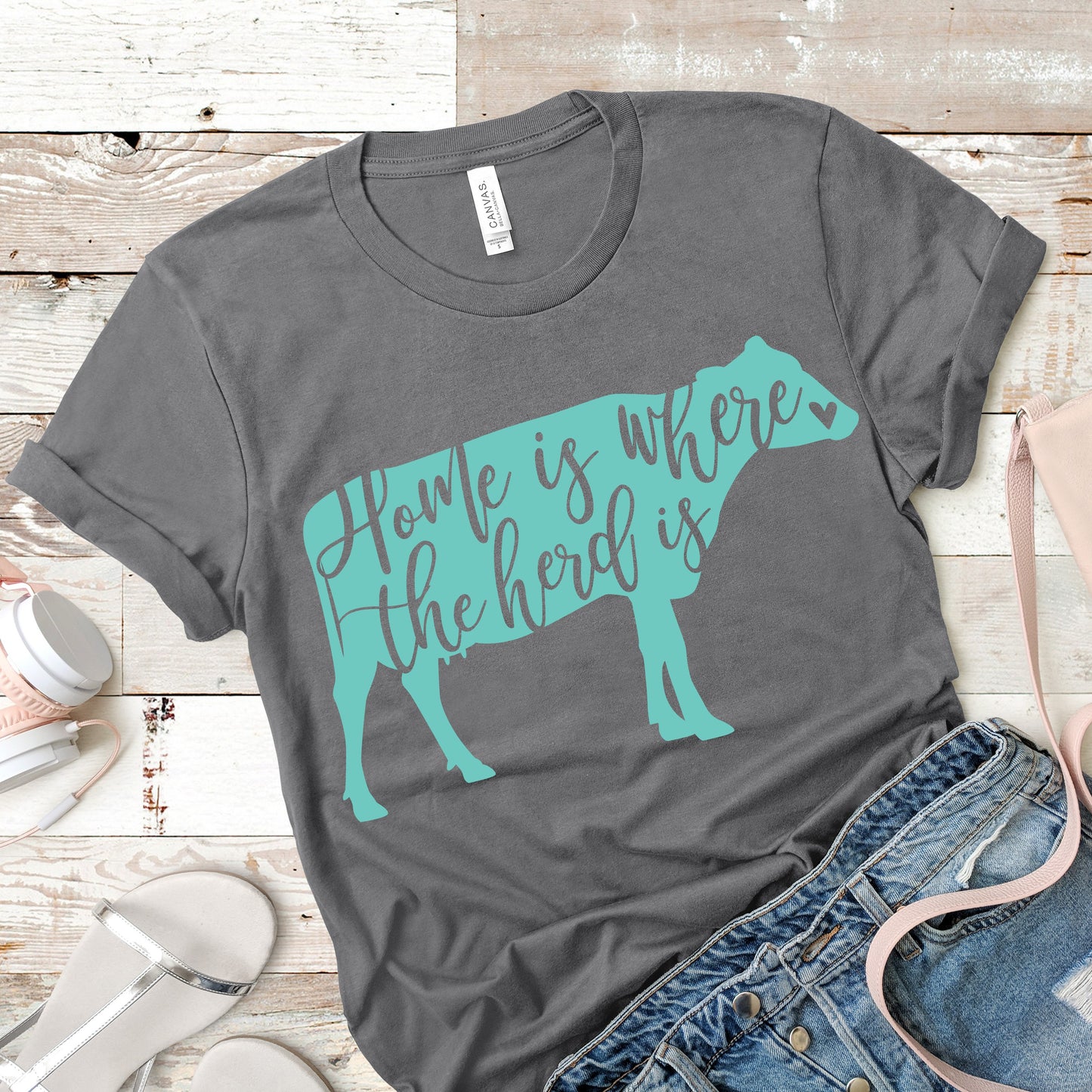 "Home is where the herd is" Tee