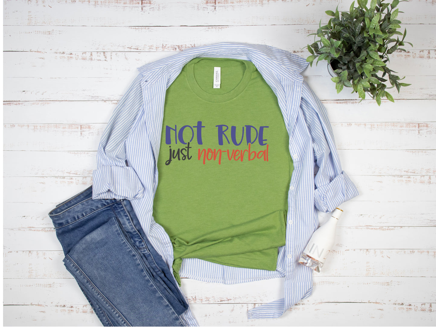 Fantastic, custom "Not Rude" Autism Awareness T-shirt